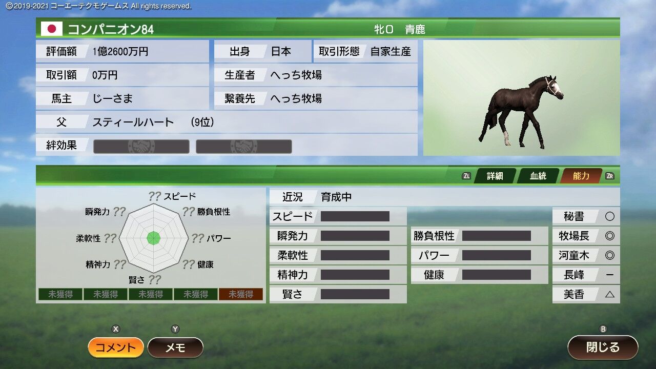 ウイニングポスト9 21 序盤攻略1年目 じーさまのウイニングポスト21生活