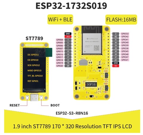 ESP32-1732S019_ピンアサイン