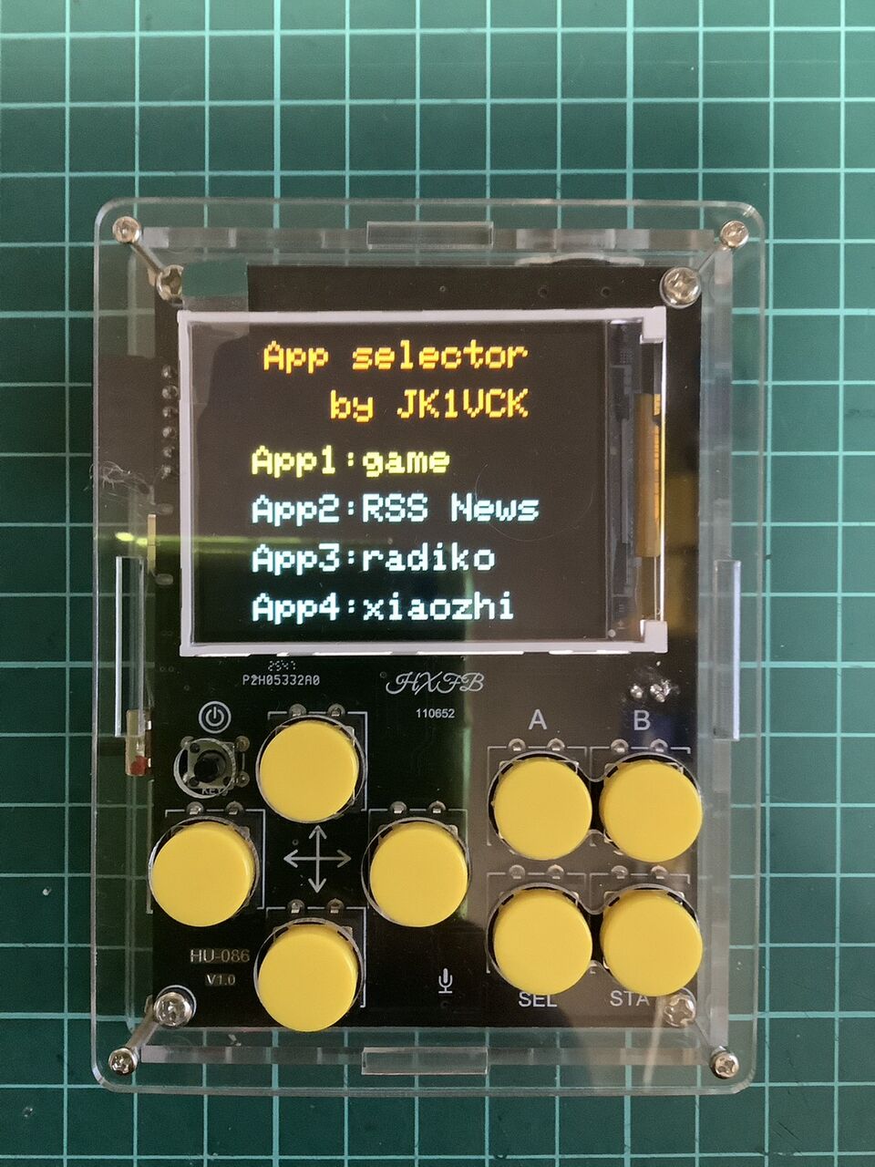 HU-086 ESP32S3ボードでマルチアプリセレクターを作ってみた : Skyzoo