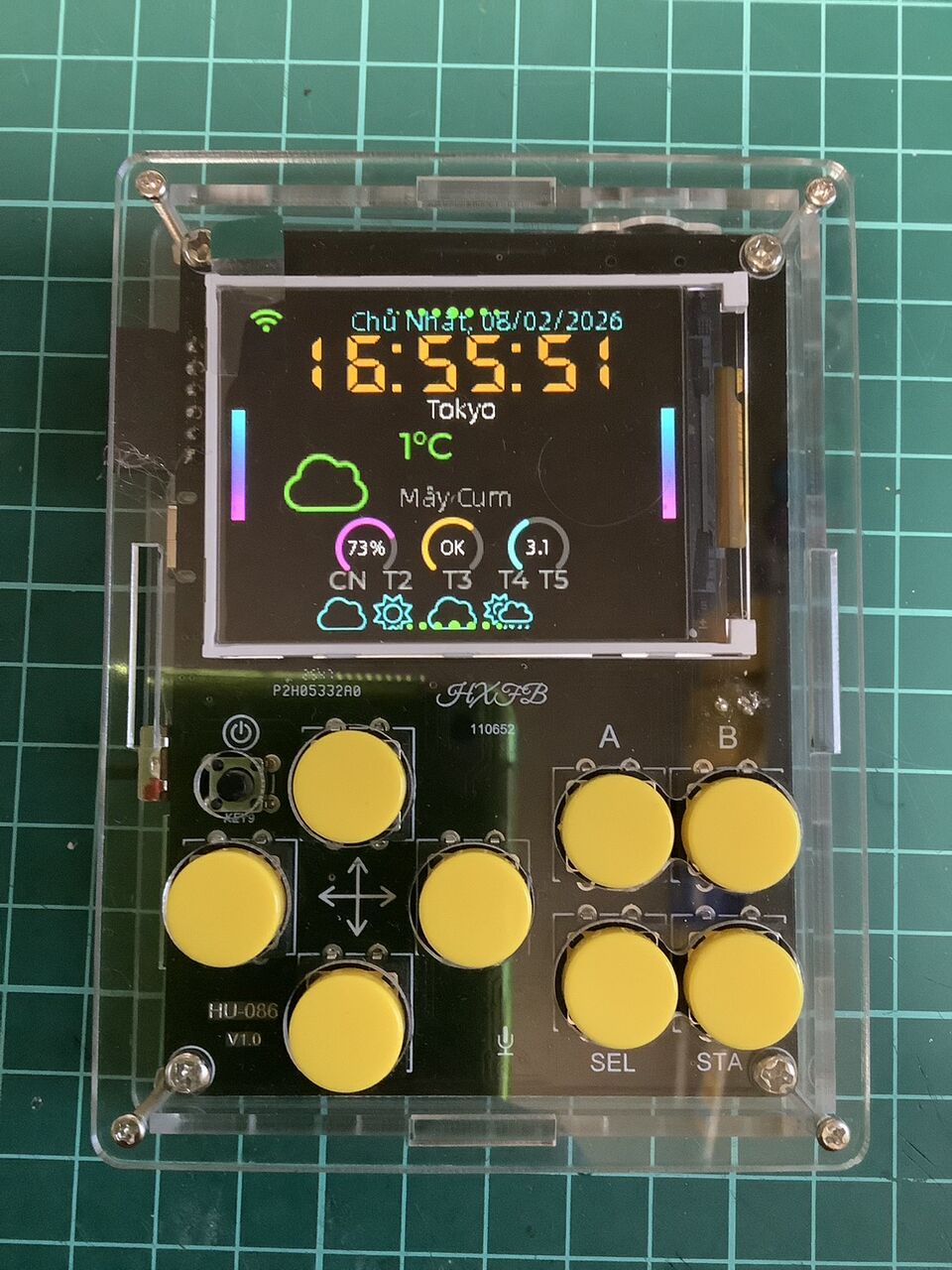 HU-086 ESP32S3ボードでマルチアプリセレクターを作ってみた : Skyzoo