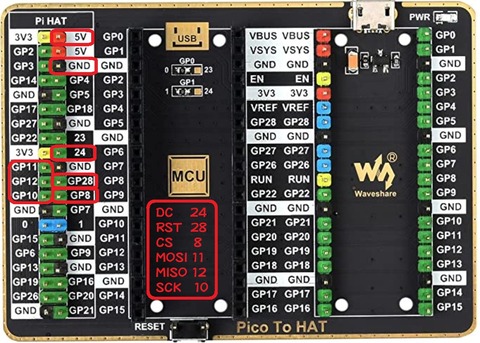 SPI_pico拡張ボード