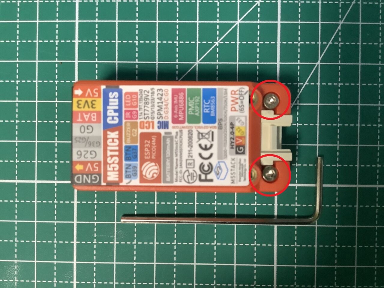 液晶＋バッテリー 液晶＋バッテリー＋USB-C 交換 M5StickC Plus の バッテリー交換 分解 について : Skyzoo