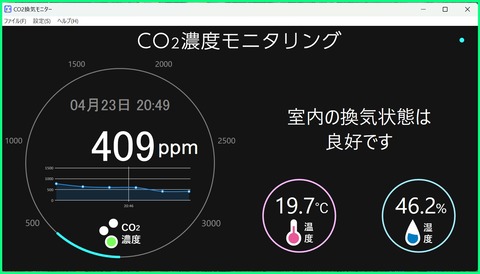 UD-CO2S_ダークモード
