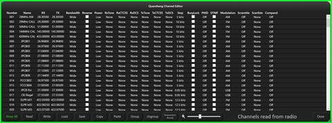 チャンネル編集