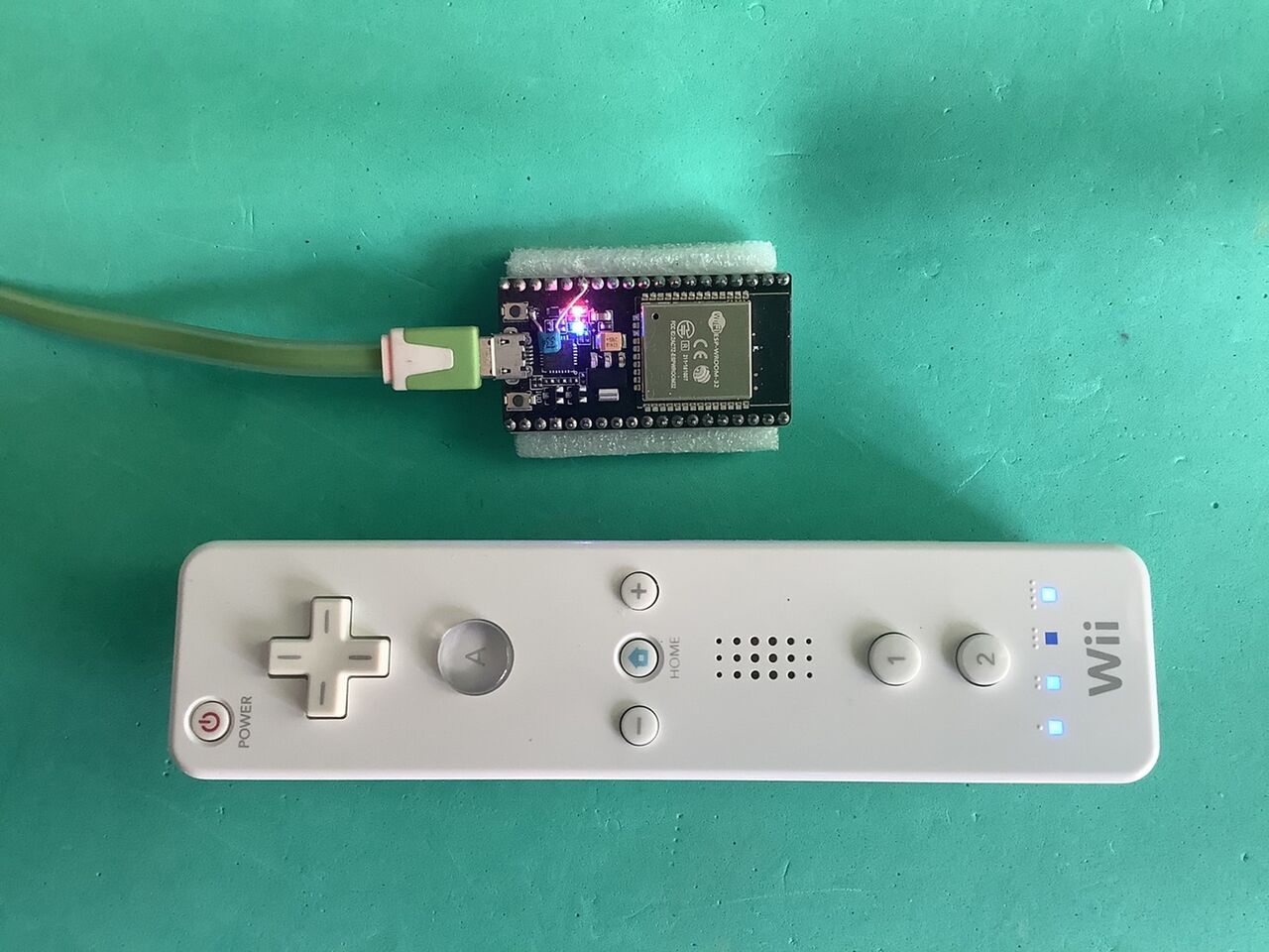 ESP32 Wiiリモコン (Wiimote) で Lチカ してみた(その2