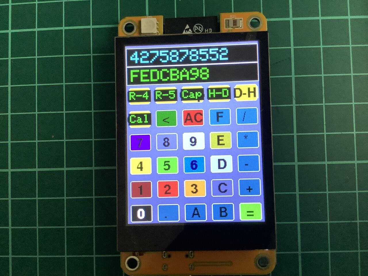 JC2432W328で抵抗のカラーコード計算機を作ってみた : Skyzoo ヨッシー