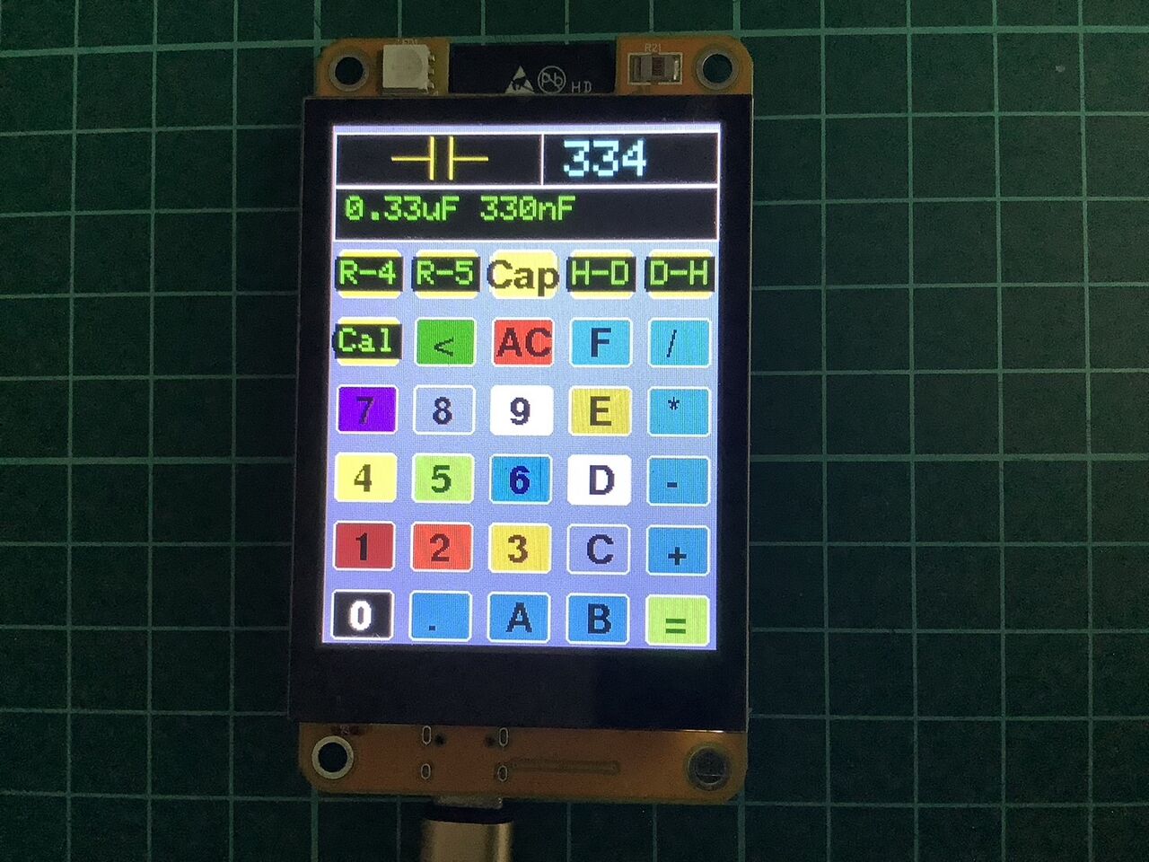 JC2432W328で抵抗のカラーコード計算機を作ってみた : Skyzoo ヨッシー