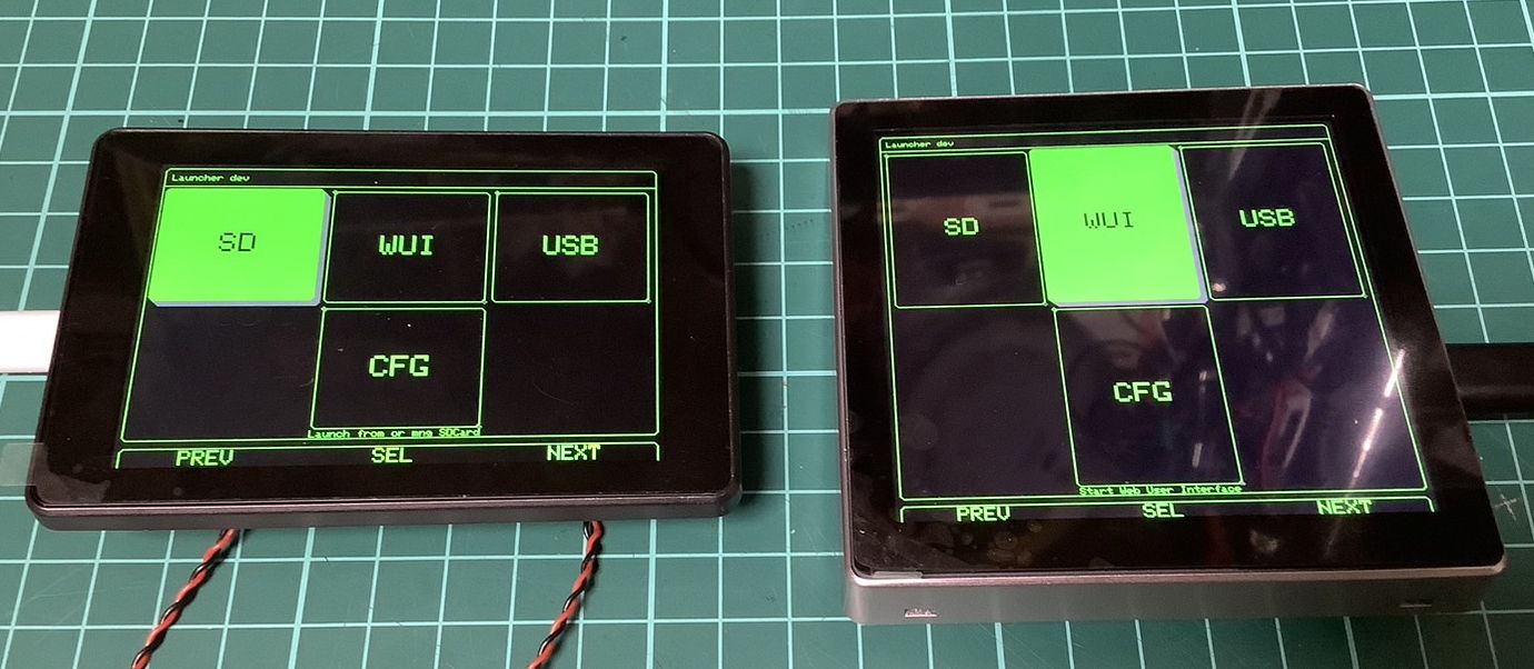 JC3248W535C ESP32-4848S040C で「Launcher」を動かしてみた : Skyzoo