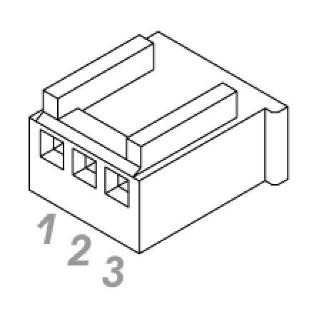3ピンコネクタ