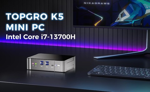 TOPGRO K5 ミニPC Core i7-13700H を使ってみた : Skyzoo