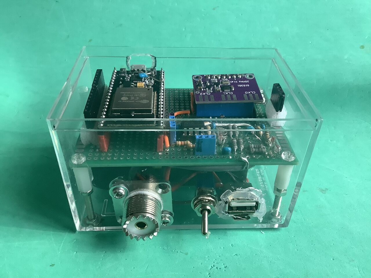 ESP32 Si5351 LCD タッチ操作によるアンテナアナライザーの製作