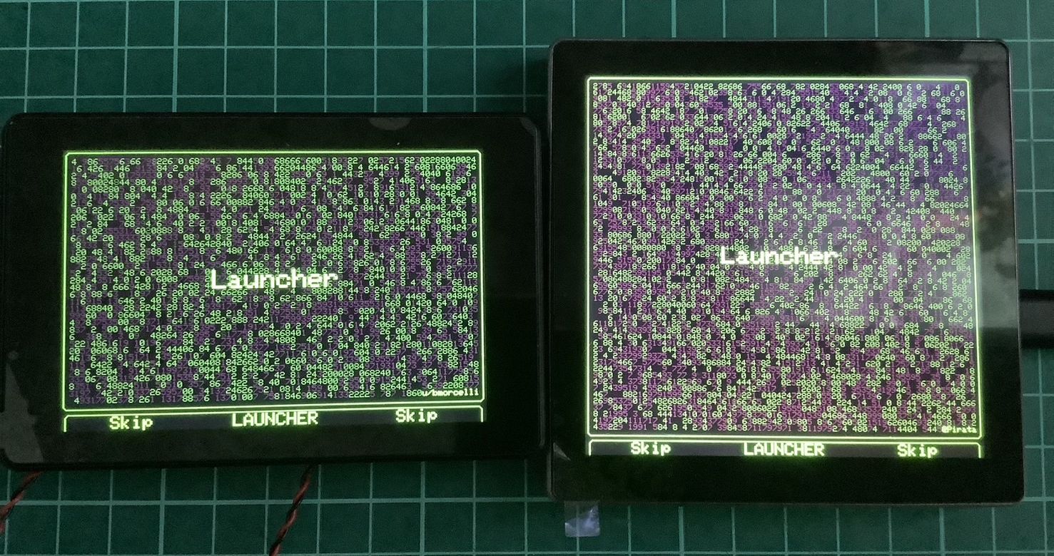 JC3248W535C ESP32-4848S040C で「Launcher」を動かしてみた : Skyzoo