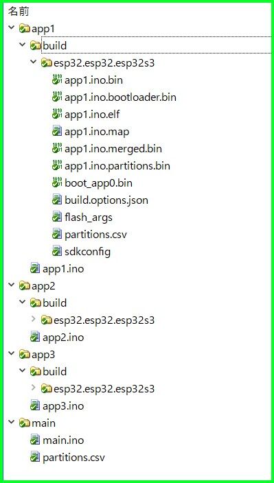 フォルダーツリー