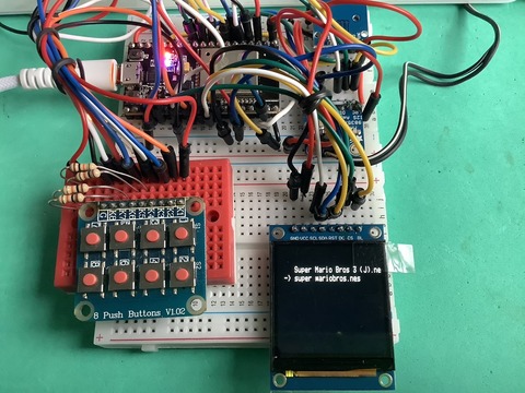 ゲーム選択画面-LCD