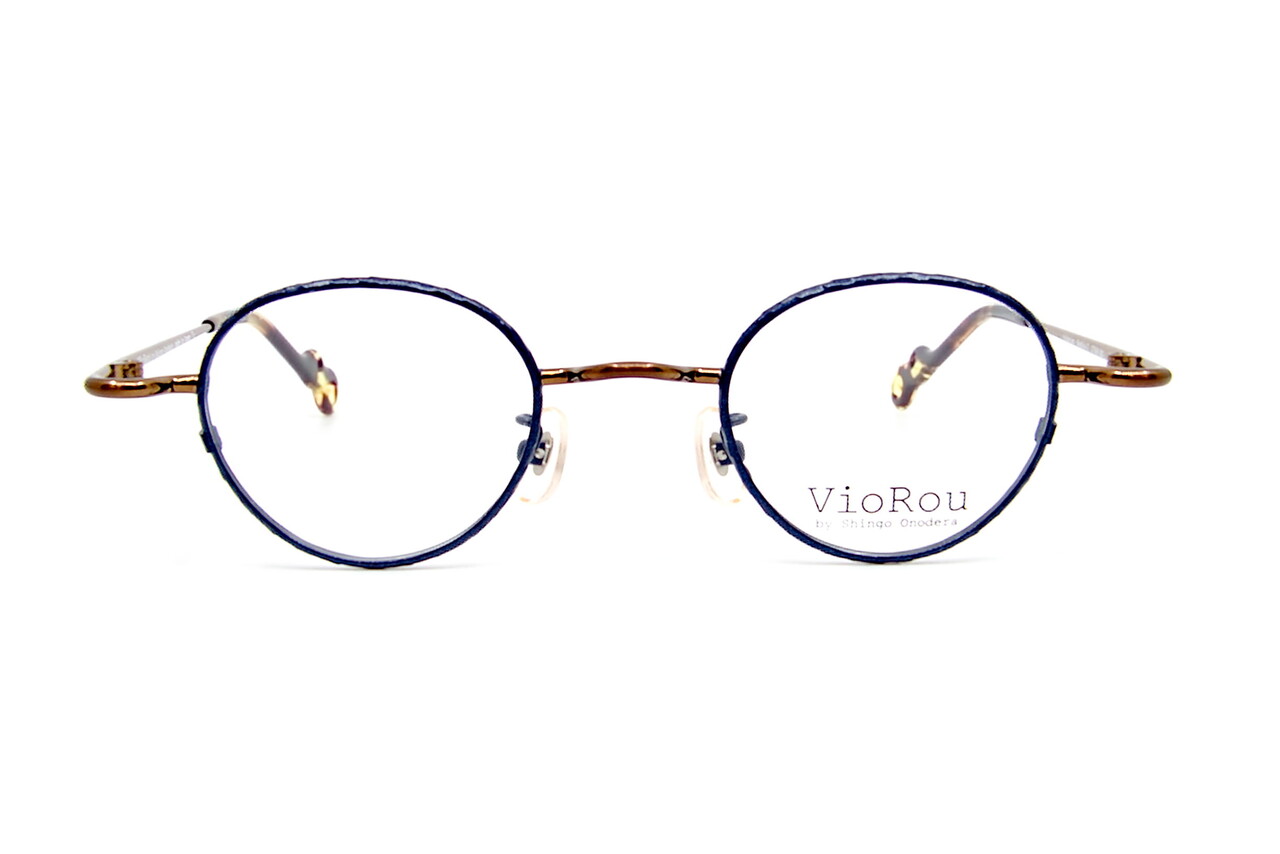 細かい多面リムがアクセント VioRou Sachie-2 : GILBERT EYEWEAR from 