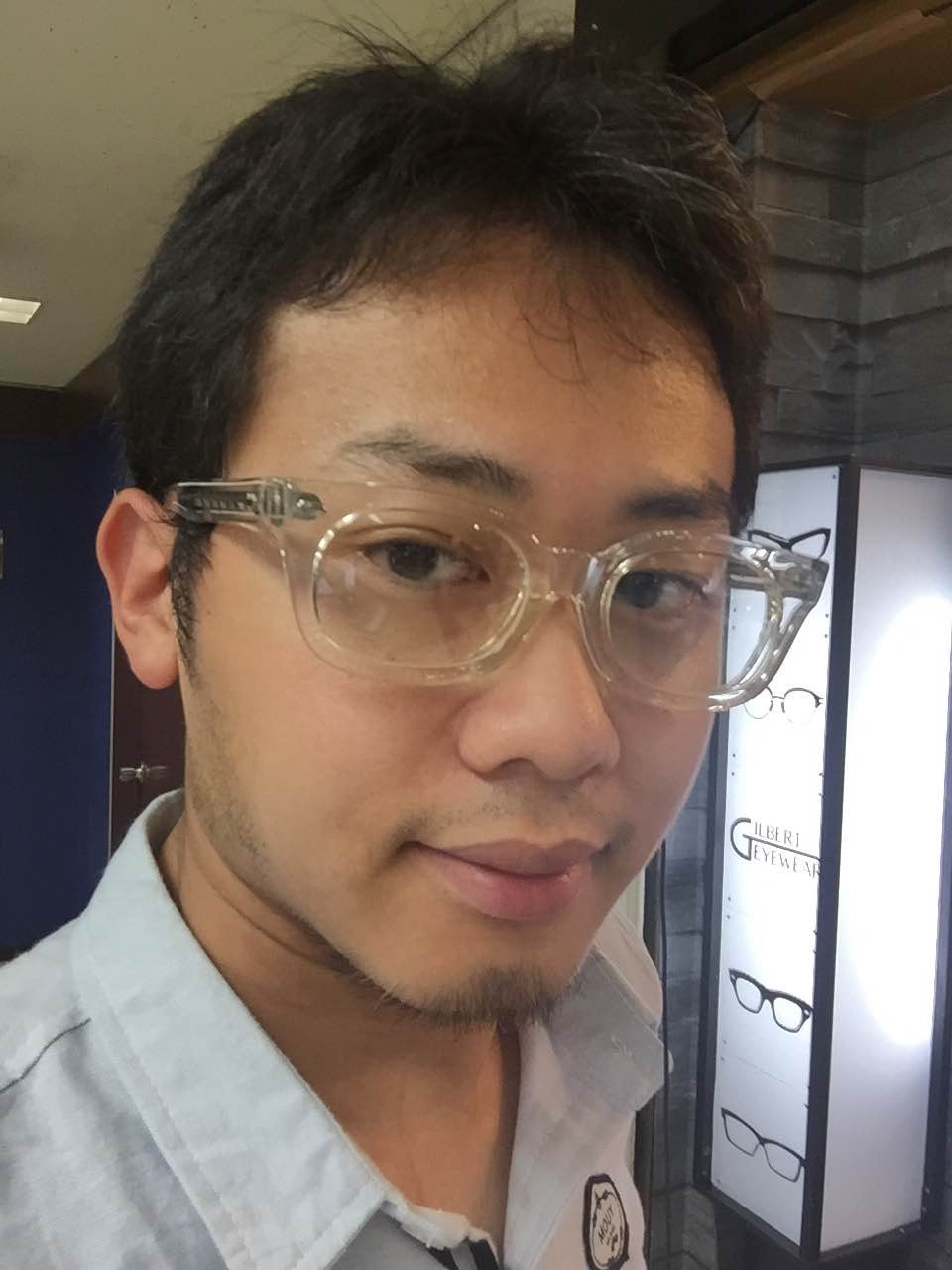 メガネの構造も丸見え? EFFECTOR fuzz-s CL : GILBERT EYEWEAR from