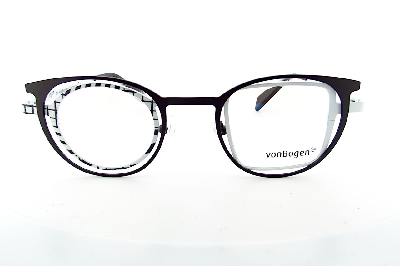 ボストンの中にアシメなリムが!! vonBogen Mod.1553 : GILBERT EYEWEAR 