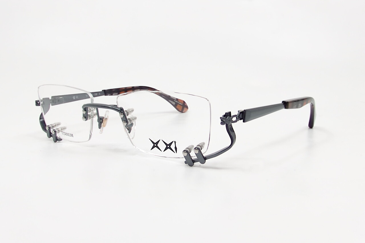 S字型の智がついたアンダーリム風ツーポ 1011 by JUN KOGA 雷火