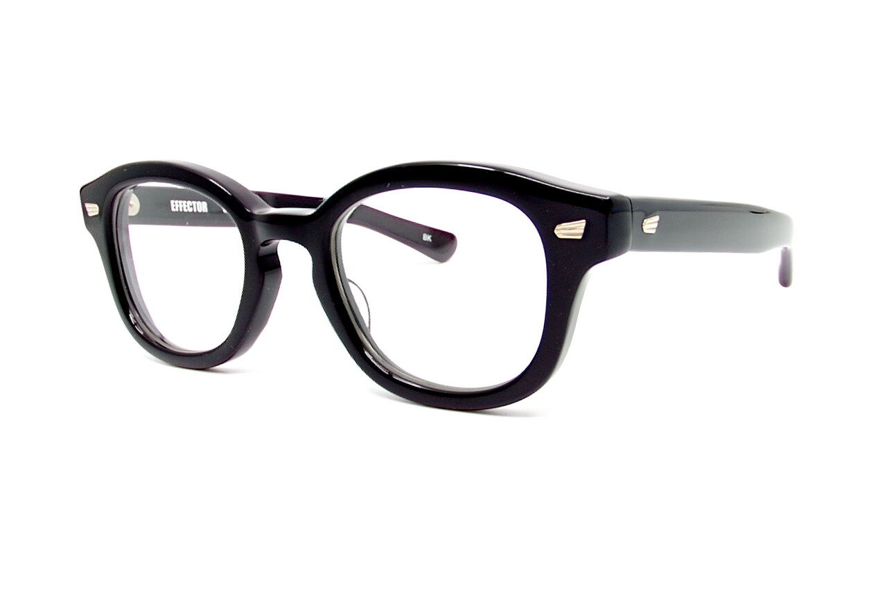 安定の黒縁ボスリントン EFFECTOR CHROMATIC : GILBERT EYEWEAR from