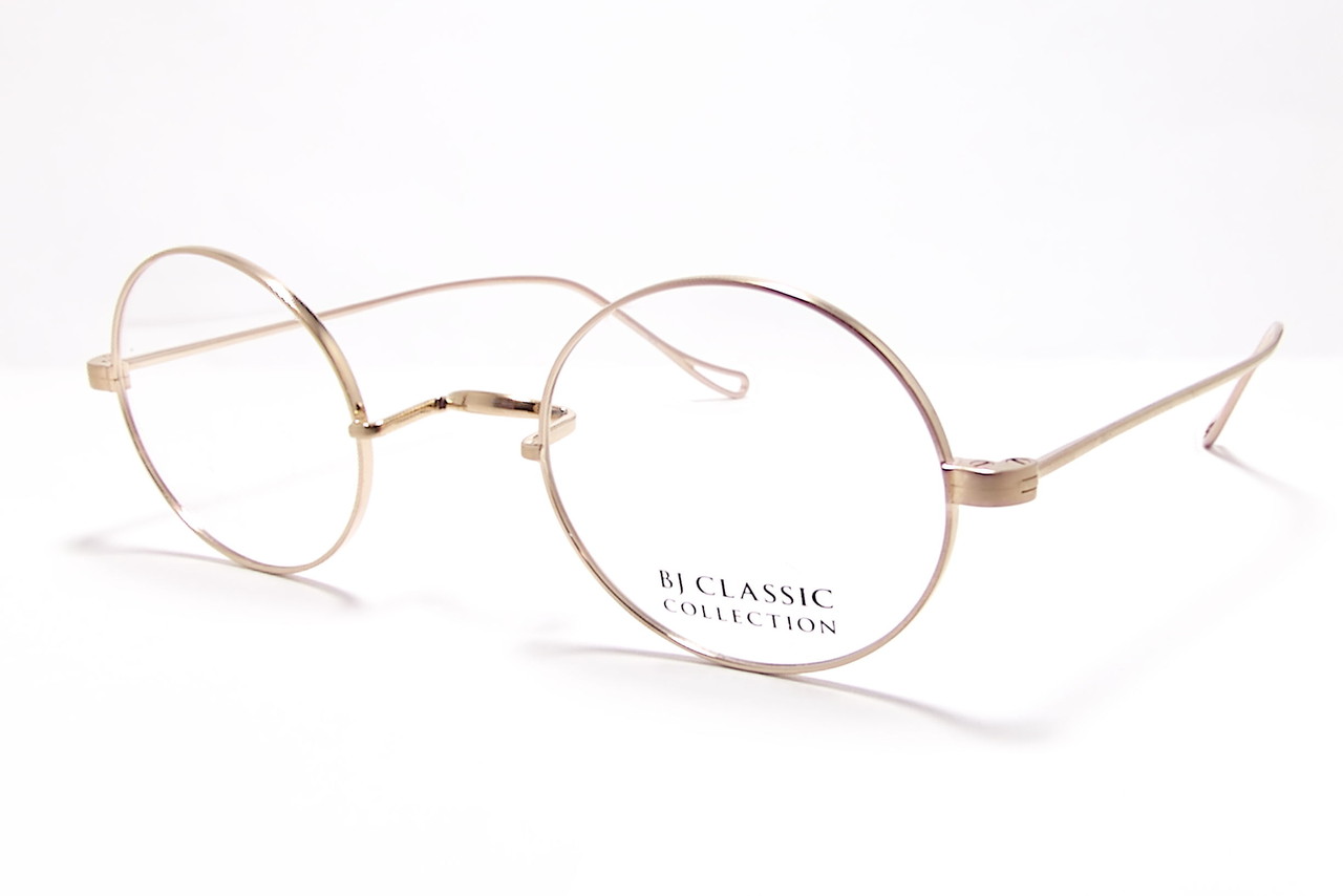 シンプルな一山式丸メガネ BJ CLASSIC COLLECTION PREM-111 : GILBERT 