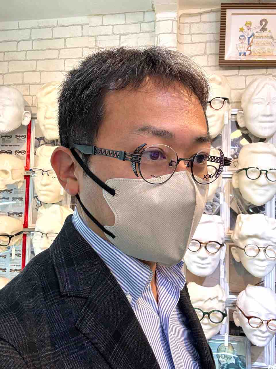 復刻 シールドがついたアンダーリムモデル 1011 by JUN KOGA 復刻 シールドがついたアンダーリムモデル 1011 by JUN KOGA