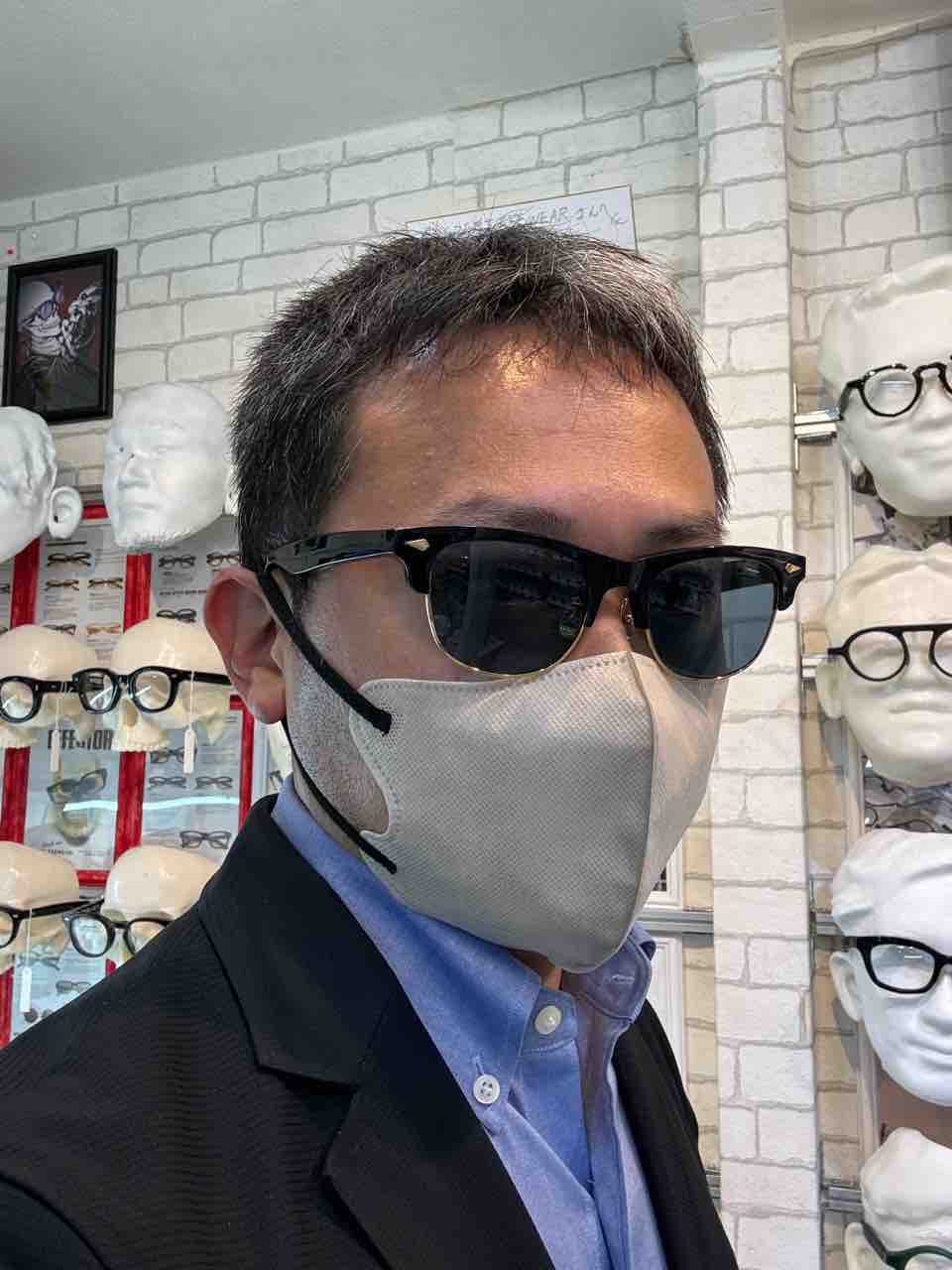 ほんのりフォックスなブロースタイルの偏光サングラス TOKYO SNAP TSP
