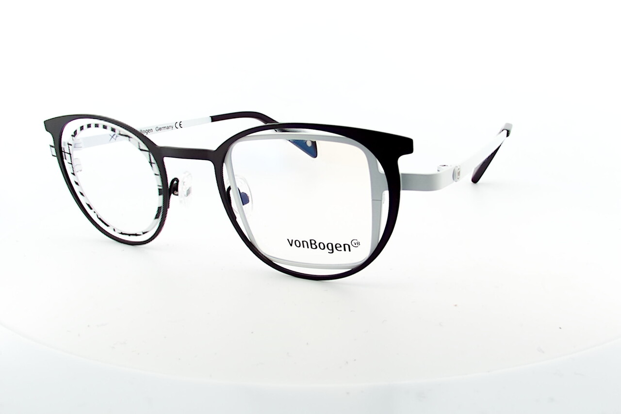 ボストンの中にアシメなリムが!! vonBogen Mod.1553 : GILBERT EYEWEAR 