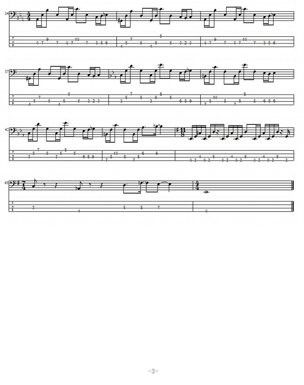 楽譜 Gimのベースブログ