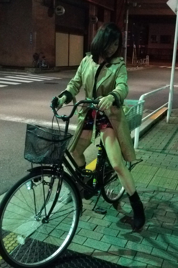 自転車 露出