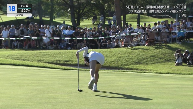 日本女子オープンおっぱいゴルフ選手権3日目
