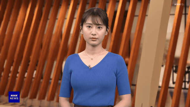 浅田春奈アナ、B地区のカタチが想像できるニットおっぱいプルっと揺れ