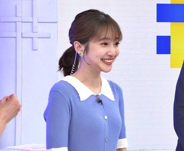 南後杏子アナ、ニットワンピおっぱいエッロ！YCの膨らみエッチ過ぎ