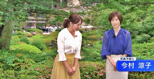 三山賀子アナ、透け透け白ブラウスおっぱいデッカ！爆乳ボインやんか