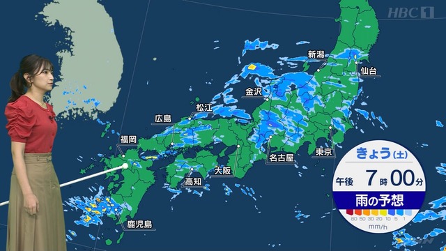 與猶茉穂アナ、ツンツンおっぱいタマラン！薄っすらと透けてるな