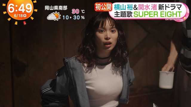 関水渚、白おっぱいデッカ過ぎ！YCの膨らみカタチどうなってんの最高！