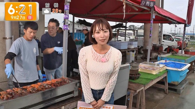 今井春花アナ、透け透けおっぱいムギュムギュさせ過ぎタマランち