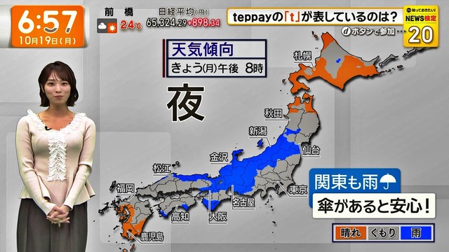 今井春花アナ、白ニットおっぱいブラ透けてる膨らみのカタチ凄い最高！