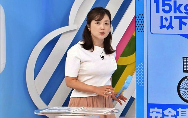 水卜麻美アナ、白おっぱいデッカ！YCの膨らみ凄すぎてエッチ最高！