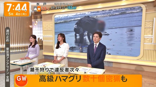 田原萌々アナ、ニットおっぱい凄っいデッカ！YCの膨らみエッチ最高！
