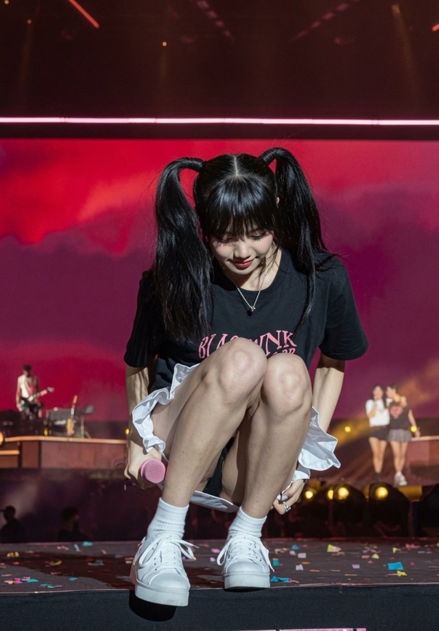 BLACKPINKのリサ、ライブで見せパンを履き忘れてパンチラしてしまう