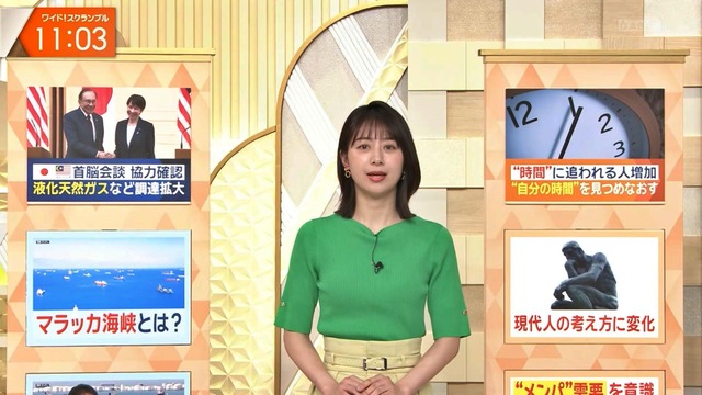 林美沙希アナ、ニットおっぱいエッロ！横乳の膨らみカタチたまらん
