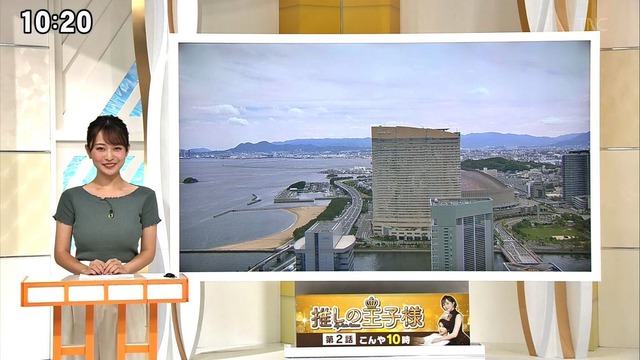 赤木希アナ、ニットおっぱいデッカ！YCの膨らみ凄過ぎタマランわ