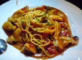 銀座 NB Club 渡り蟹のパスタ