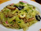 銀座 吉宗(よっそう)長崎料理 皿うどん 太麺