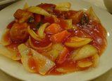 銀座松坂屋 赤坂飯店の酢豚ランチ