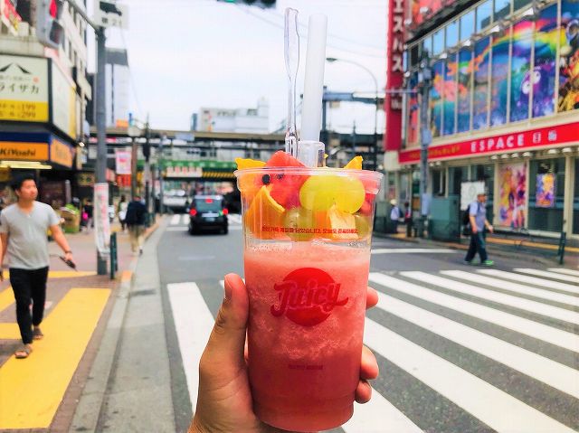 韓国NO.1フレッシュジュースブランド【JUICY】の「スイカSSOCミックス