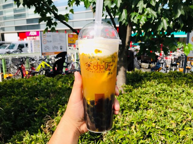本格台湾茶【茶加匠】の「青柑橘レモンパッションティー」＠新大久保