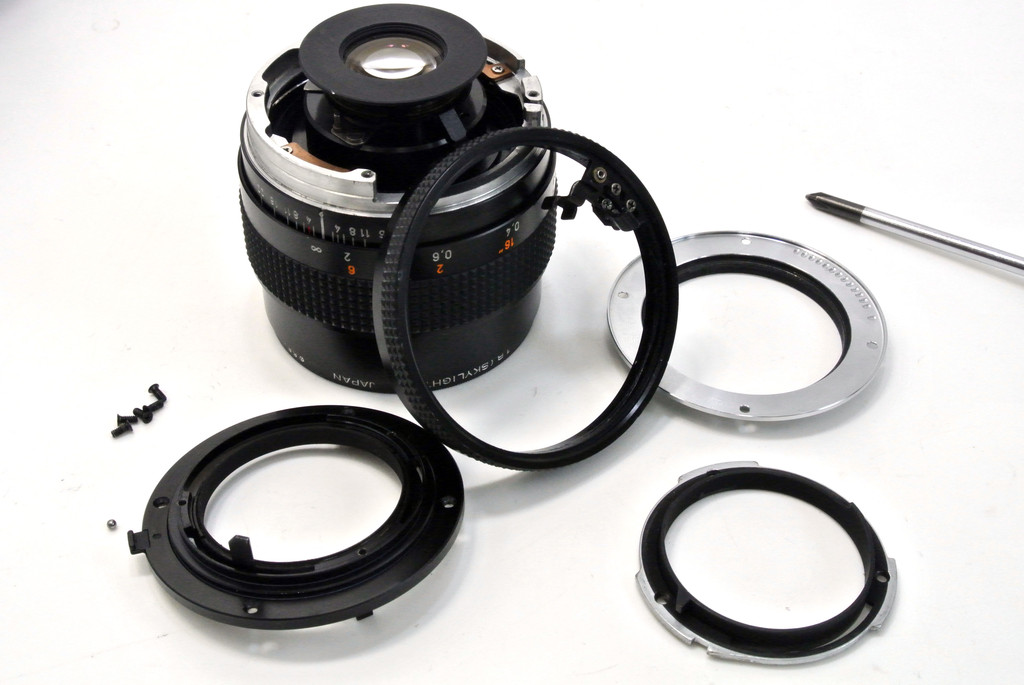 NikonFマウント改造フランジ 3種 OM ・Y/C ・LeicaR : muk NikonFマウント改造フランジ 3種 OM ・Y/C ・LeicaR : muk