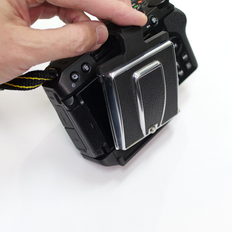 Nikon Z30用 ハッセル・ファインダーフードブラケット muk3D Nikon Z30用 ハッセル・ファインダーフードブラケット muk3D