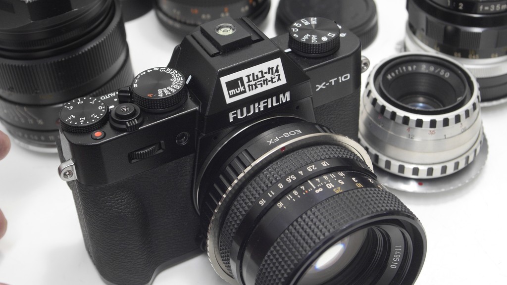 キャノンEOS フォーカルレデューサー搭載 フジXマウント用ブリッジアダプター muk camera service